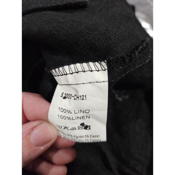 Unique Isabel de Pedro Black Blazer Jacket Size 8 Spain Designer Graphic - Picture 8 of 8